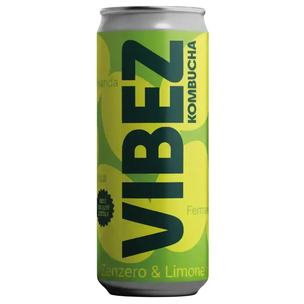 Vibez Kombucha Zenzero e Limone
